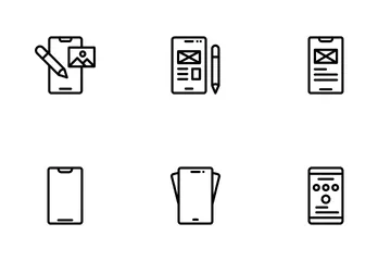 UX et UI Pack d'Icônes