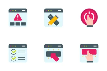 UX et UI Pack d'Icônes