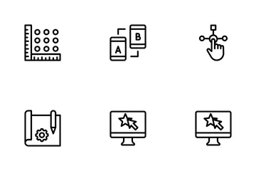 UX und UI Symbolpack