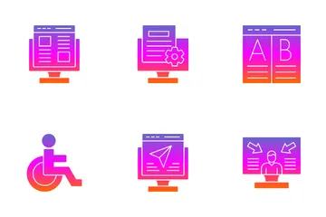 UX und UI Symbolpack