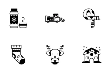 Vacaciones de invierno Icon Pack