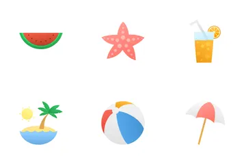 Vacaciones de verano Icon Pack