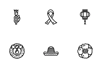 Accessoires de célébration des fêtes Pack d'Icônes