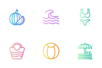 Vacances d'été Icon Pack