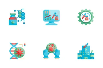 Vaccine Development Icon Pack