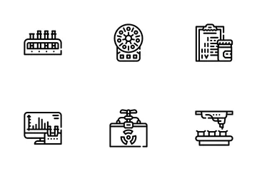 Vaccine Production Icon Pack