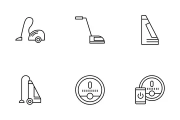 Vacuum Cleaner Icon Pack