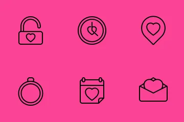 Valentine And Romance Icon Pack