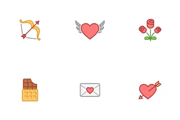 Valentine And Wedding Icon Pack
