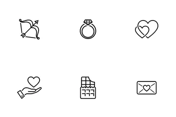 Valentine And Wedding Icon Pack