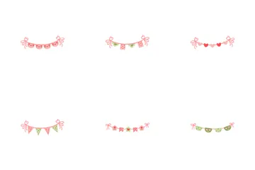 Valentine Bunting Icon Pack