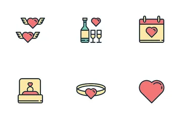 Valentine Day - Colour Icon Pack