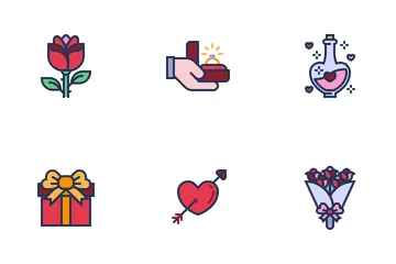 Valentine Day With Love Icon Pack
