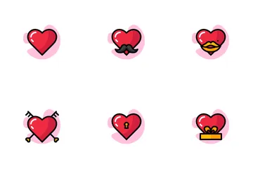 Valentine Heart Icon Pack