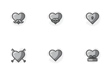 Valentine Heart Icon Pack