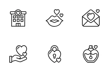 Valentine (Outline) Icon Pack
