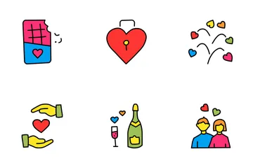 Valentines Doodles Icon Pack