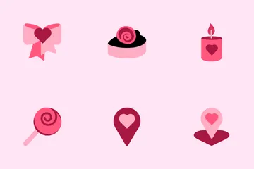 Valentinstag Symbolpack