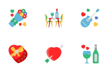 Valentinstag Symbolpack