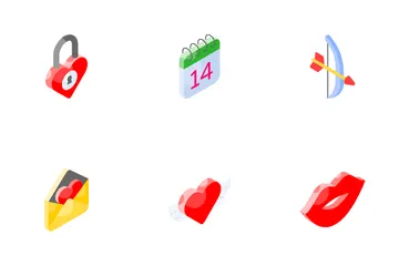 Valentinstag Symbolpack