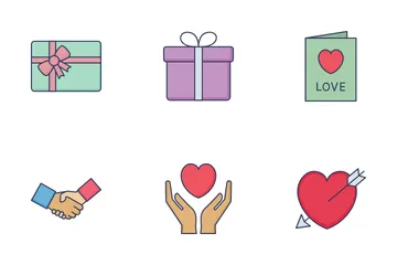 Valentinstag Symbolpack