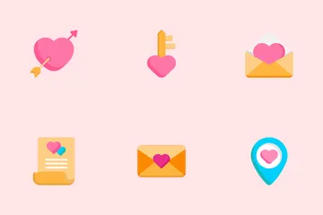 Valentinstag Symbolpack