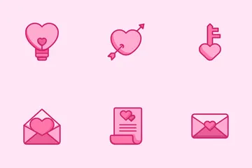 Valentinstag Symbolpack