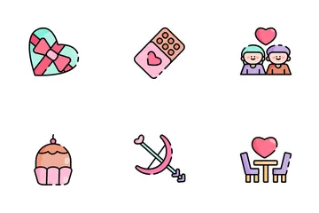 Valentinstag Symbolpack