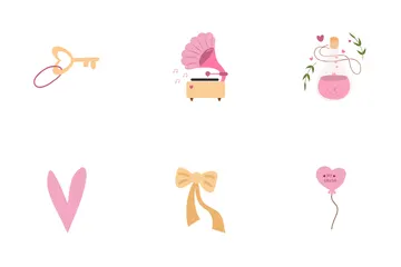 Valentinstag Symbolpack