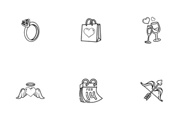 Valentinstag Symbolpack