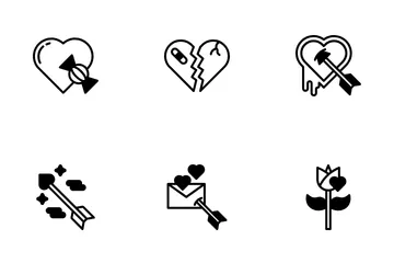 Valentinstag Symbolpack