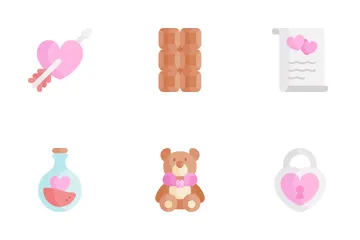 Valentinstag Symbolpack