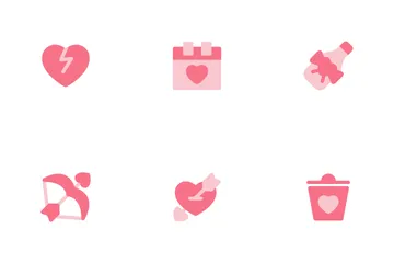 Valentinstag Symbolpack