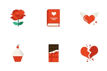 Valentinstag Symbolpack