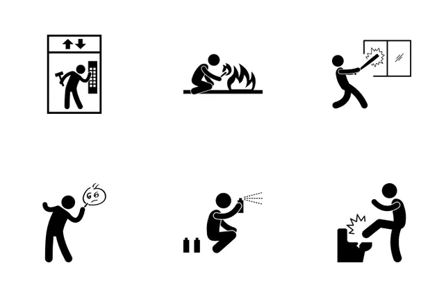 Download Vandalism Icon pack Available in SVG, PNG & Icon Fonts