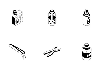 Vaping Equipment Icon Pack