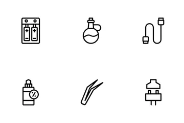 Vaping Equipment Icon Pack