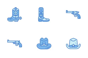 Vaquero Paquete de Iconos