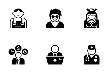 Various People Avatars Icon Pack