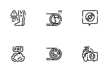 Vaso de aterosclerosis Icon Pack