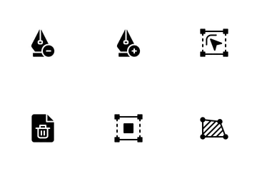 Vector Editing Tools Icon Pack