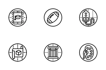 Vectores conceptuales de logotipos y símbolos Paquete de Iconos