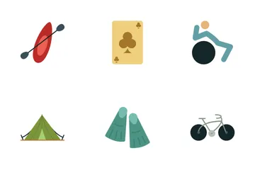 Vectores de deportes y juegos Icon Pack