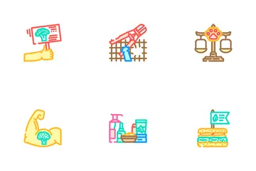 Vegan Plant Based Cruelty Free Icon Pack
