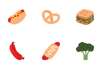 Vegetable And Food Icon Pack