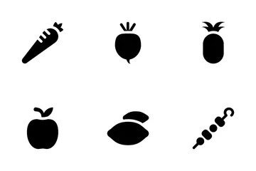 Vegetable And Food Icon Pack