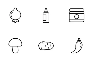 Vegetable And Fruit Icon Pack