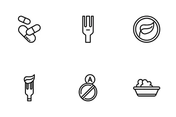 Vegetable And Groceries Icon Pack