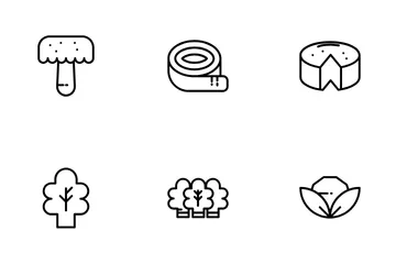 Vegetable And Groceries Icon Pack