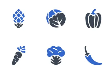 Vegetable & Fruit Icon Pack